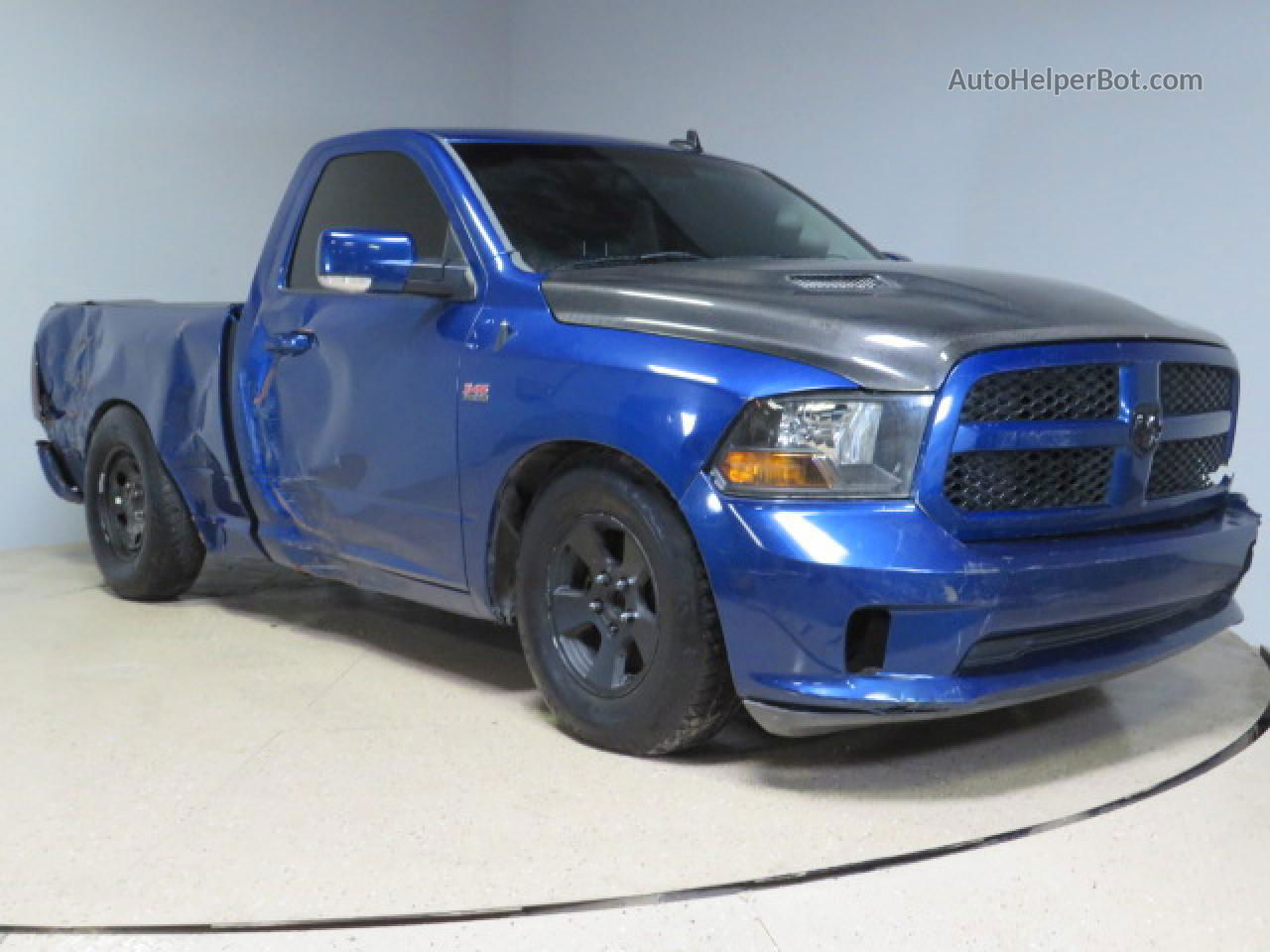 2014 Ram 1500 Sport Blue vin: 3C6JR6CT8EG333611