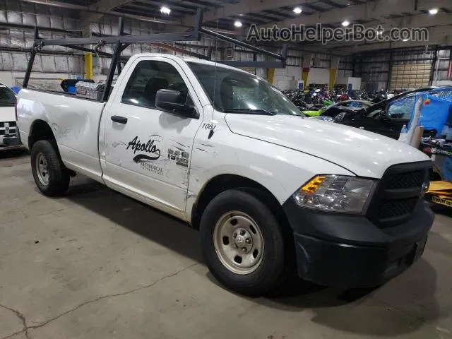 2019 Ram 1500 Classic Tradesman White vin: 3C6JR6DG3KG567121