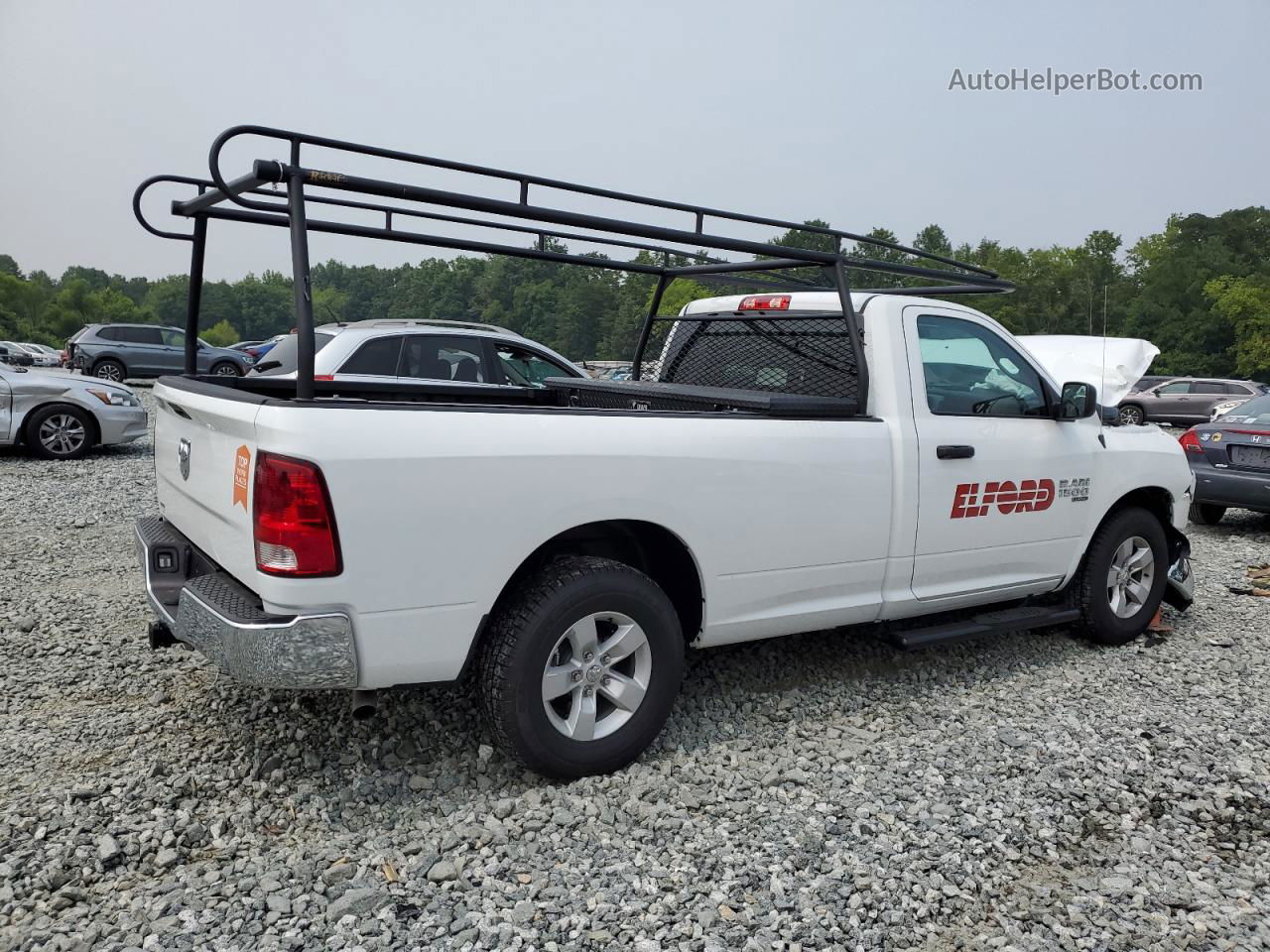 2022 Ram 1500 Classic Tradesman White vin: 3C6JR6DG6NG405889