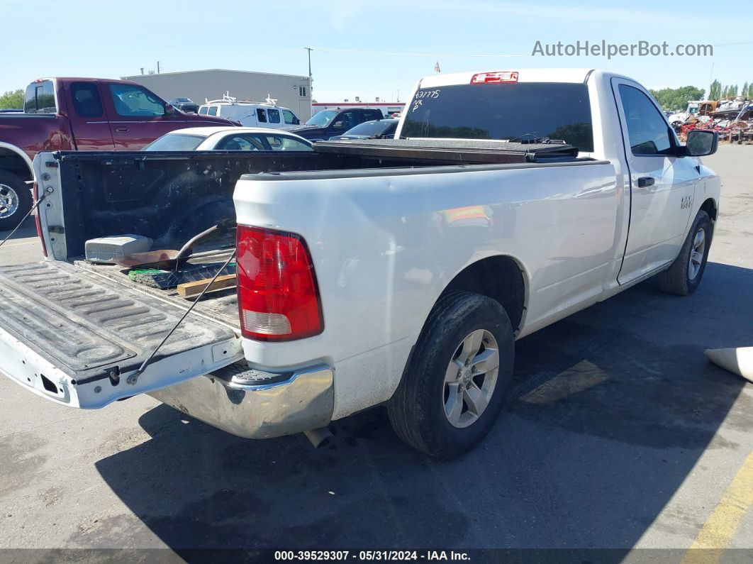 2015 Ram 1500 Tradesman White vin: 3C6JR6DG9FG637775