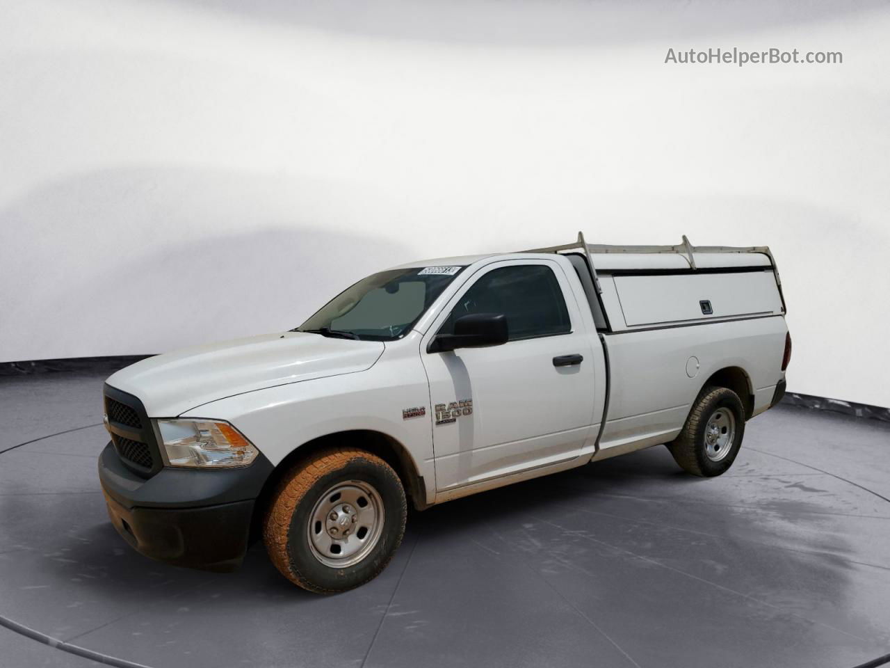 2019 Ram 1500 Classic Tradesman White vin: 3C6JR6DT0KG657596