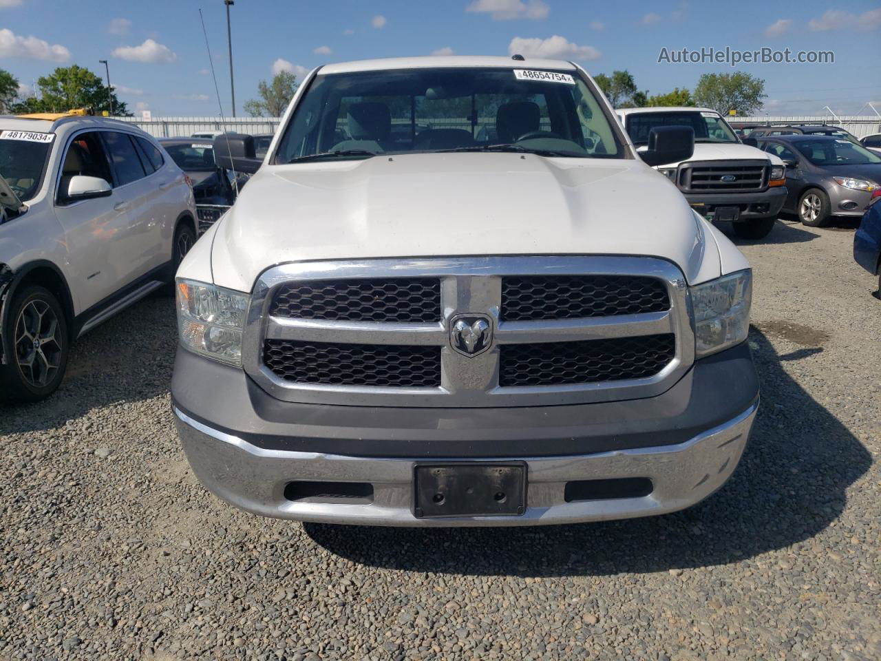 2014 Ram 1500 St White vin: 3C6JR6DT1EG194517