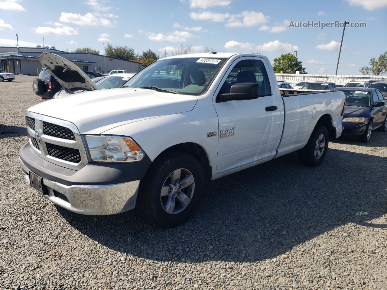 2014 Ram 1500 St White vin: 3C6JR6DT1EG194517