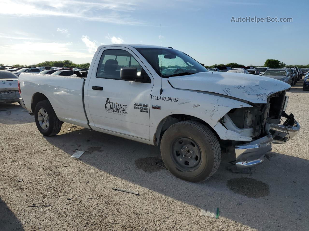 2020 Ram 1500 Classic Tradesman White vin: 3C6JR6DT2LG143962