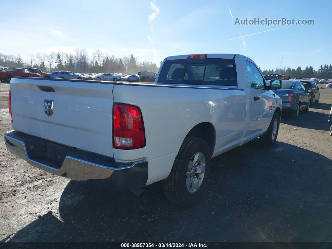 2015 Ram 1500 Tradesman White vin: 3C6JR6DT8FG531394