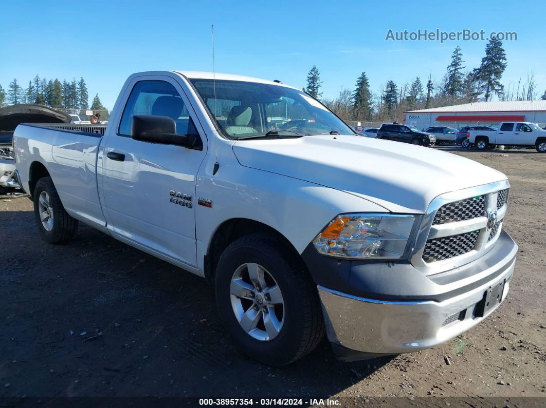 2015 Ram 1500 Tradesman White vin: 3C6JR6DT8FG531394