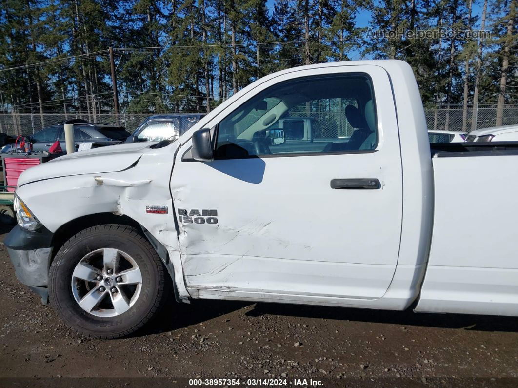 2015 Ram 1500 Tradesman White vin: 3C6JR6DT8FG531394