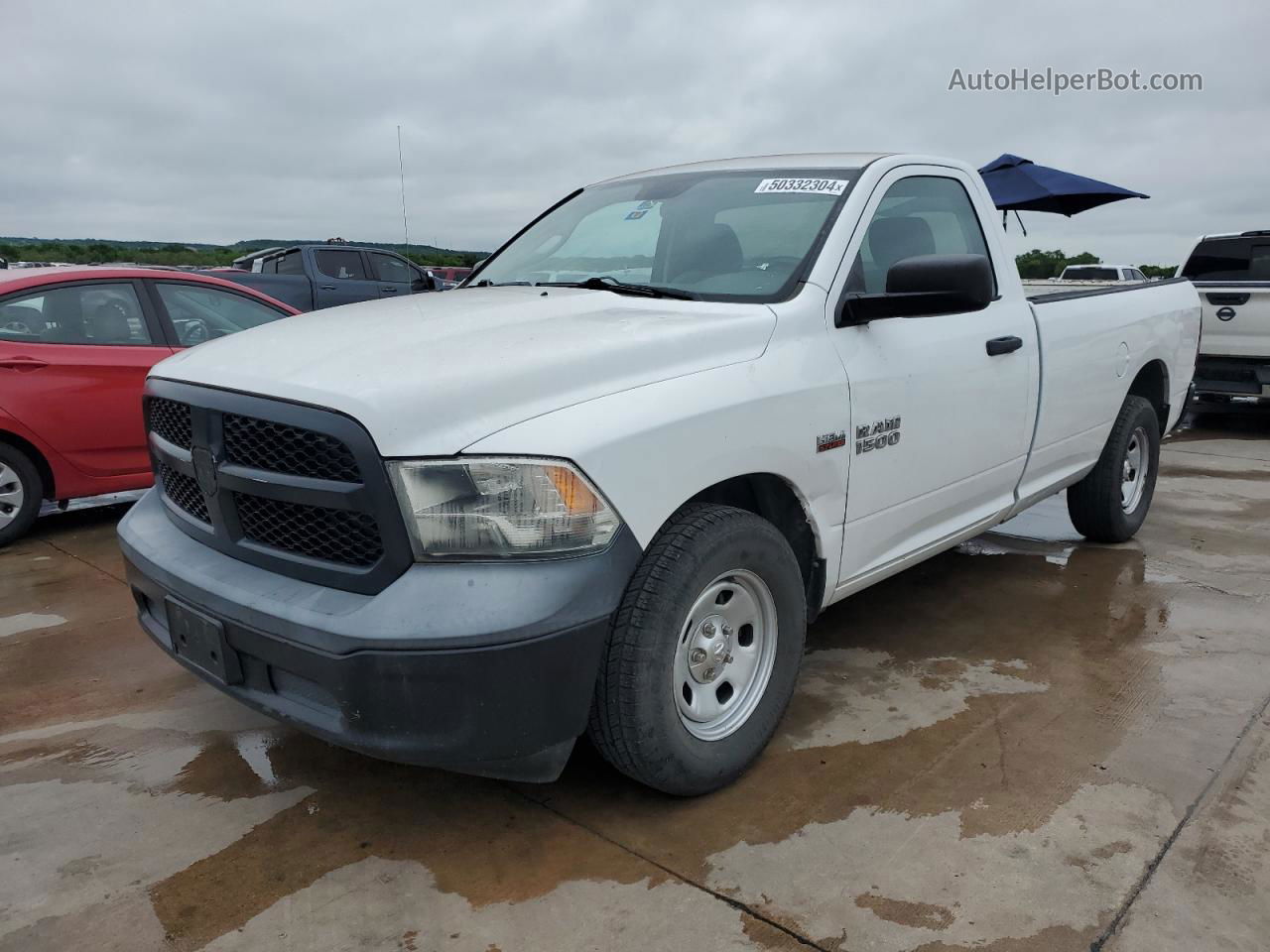 2015 Ram 1500 St White vin: 3C6JR6DT8FG539950