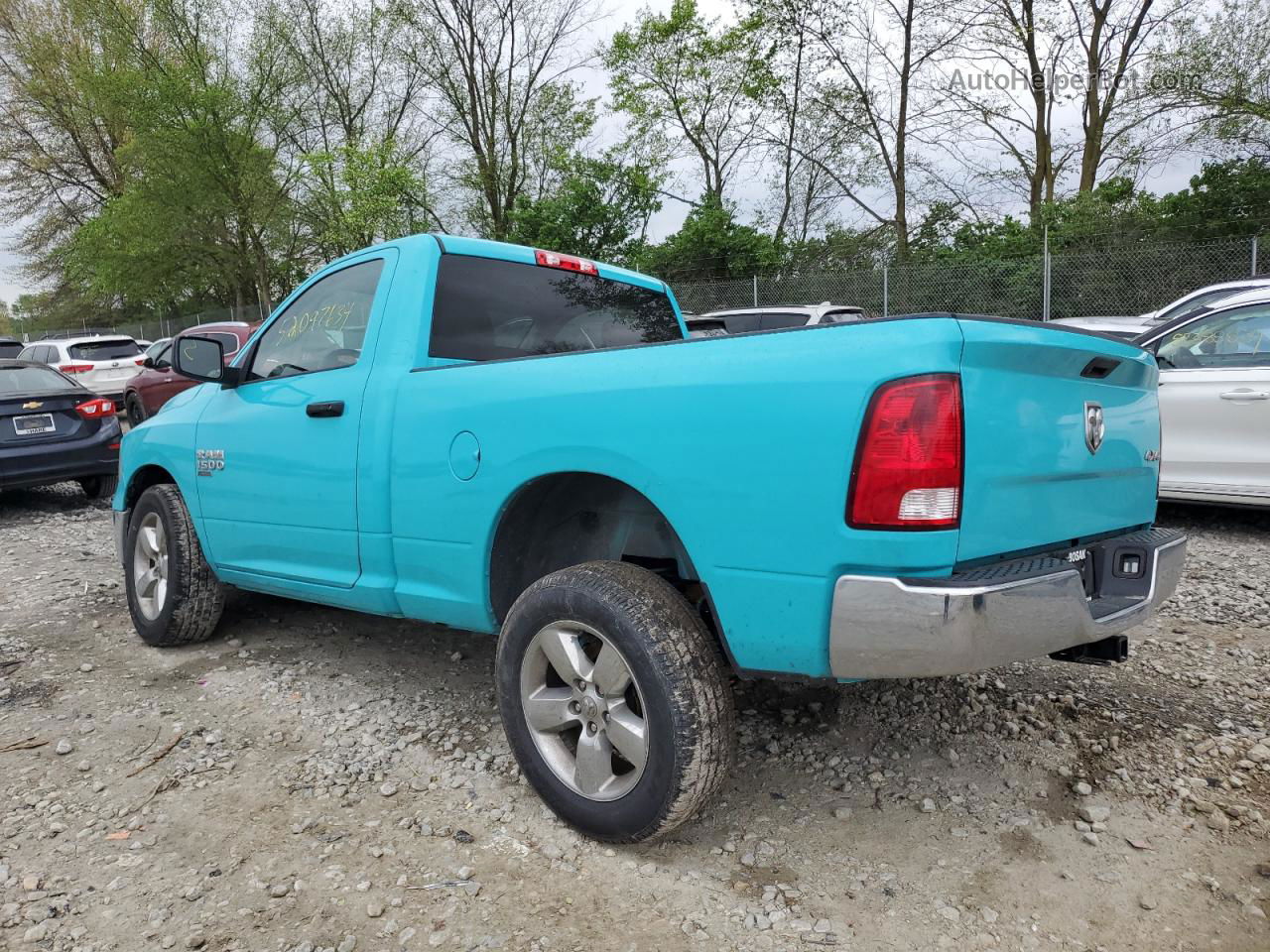 2019 Ram 1500 Classic Tradesman Turquoise vin: 3C6JR7AGXKG651754