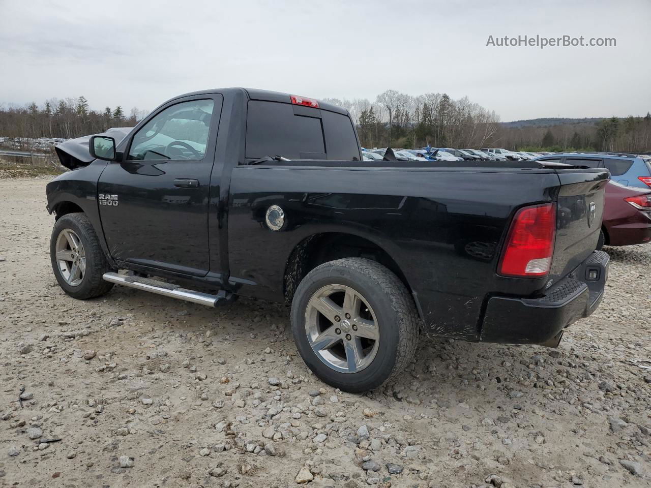 2014 Ram 1500 St Черный vin: 3C6JR7AT4EG259788