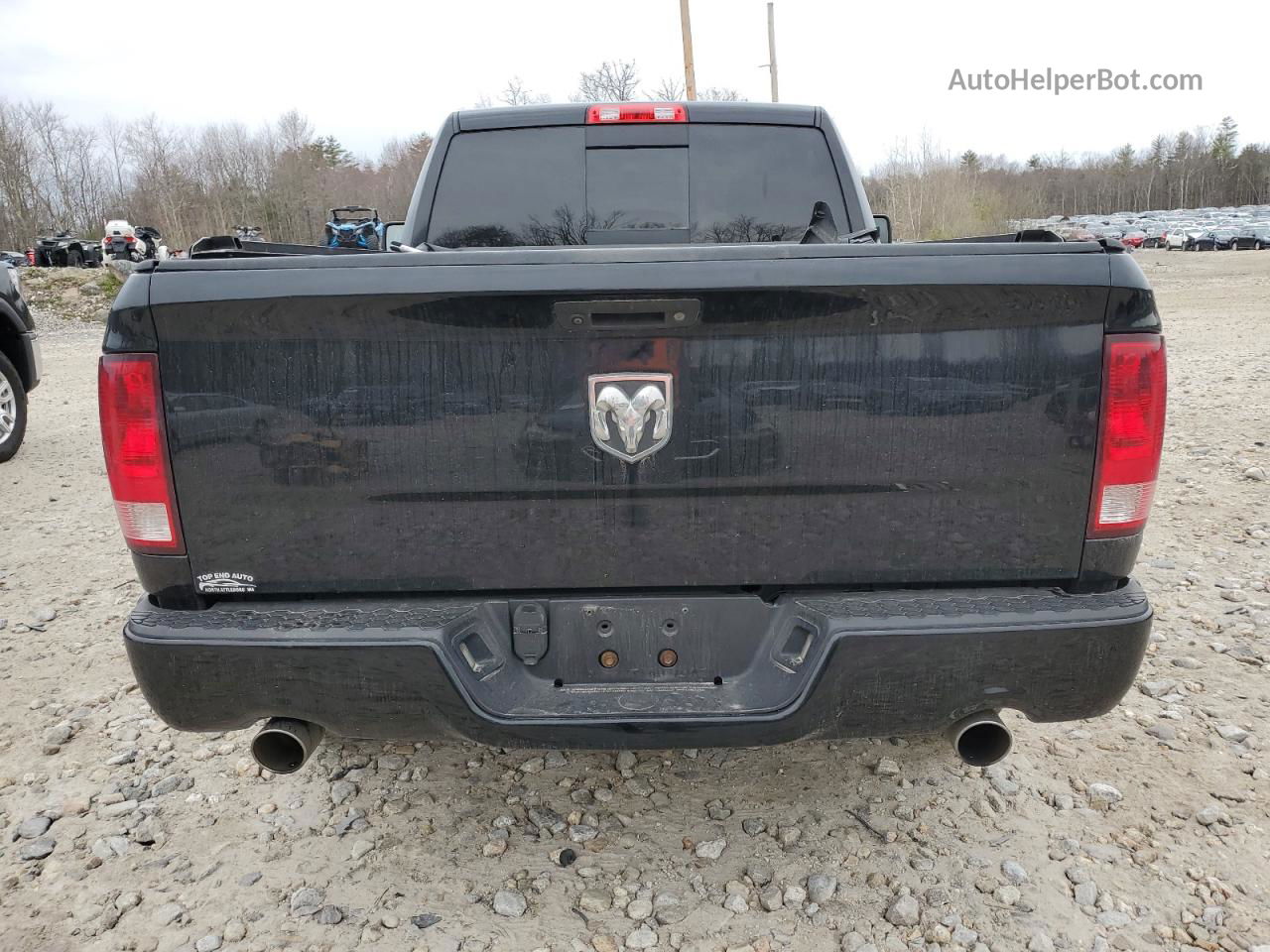 2014 Ram 1500 St Черный vin: 3C6JR7AT4EG259788