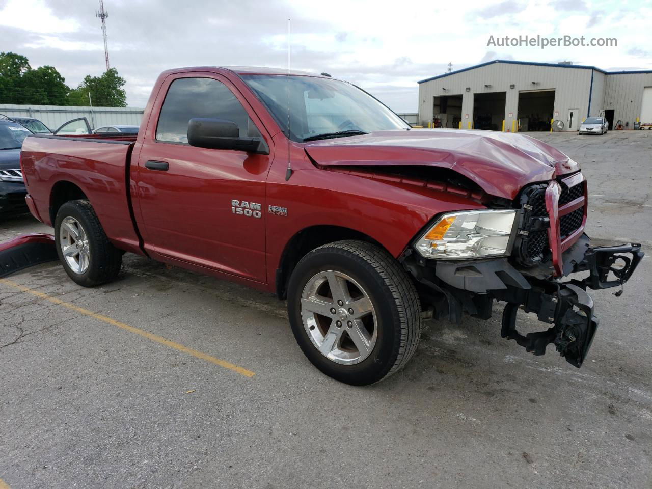 2014 Ram 1500 St Maroon vin: 3C6JR7AT5EG142995