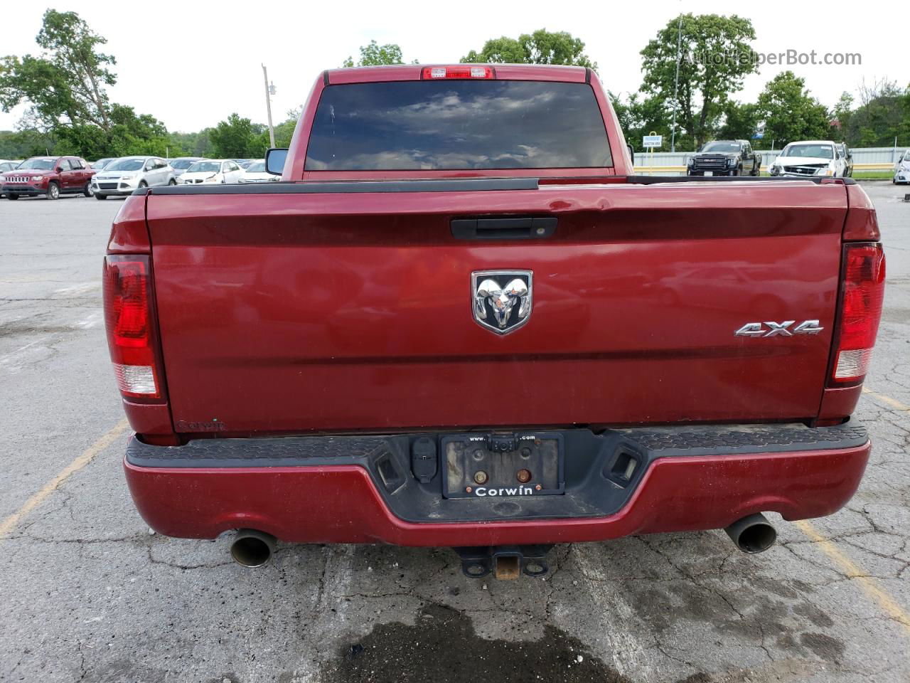 2014 Ram 1500 St Maroon vin: 3C6JR7AT5EG142995