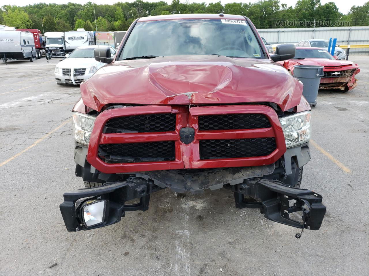 2014 Ram 1500 St Maroon vin: 3C6JR7AT5EG142995