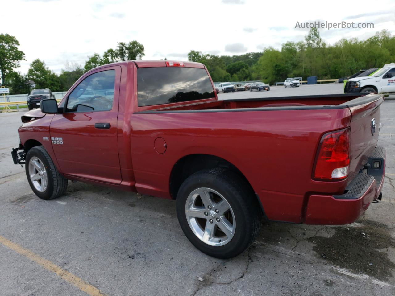 2014 Ram 1500 St Maroon vin: 3C6JR7AT5EG142995