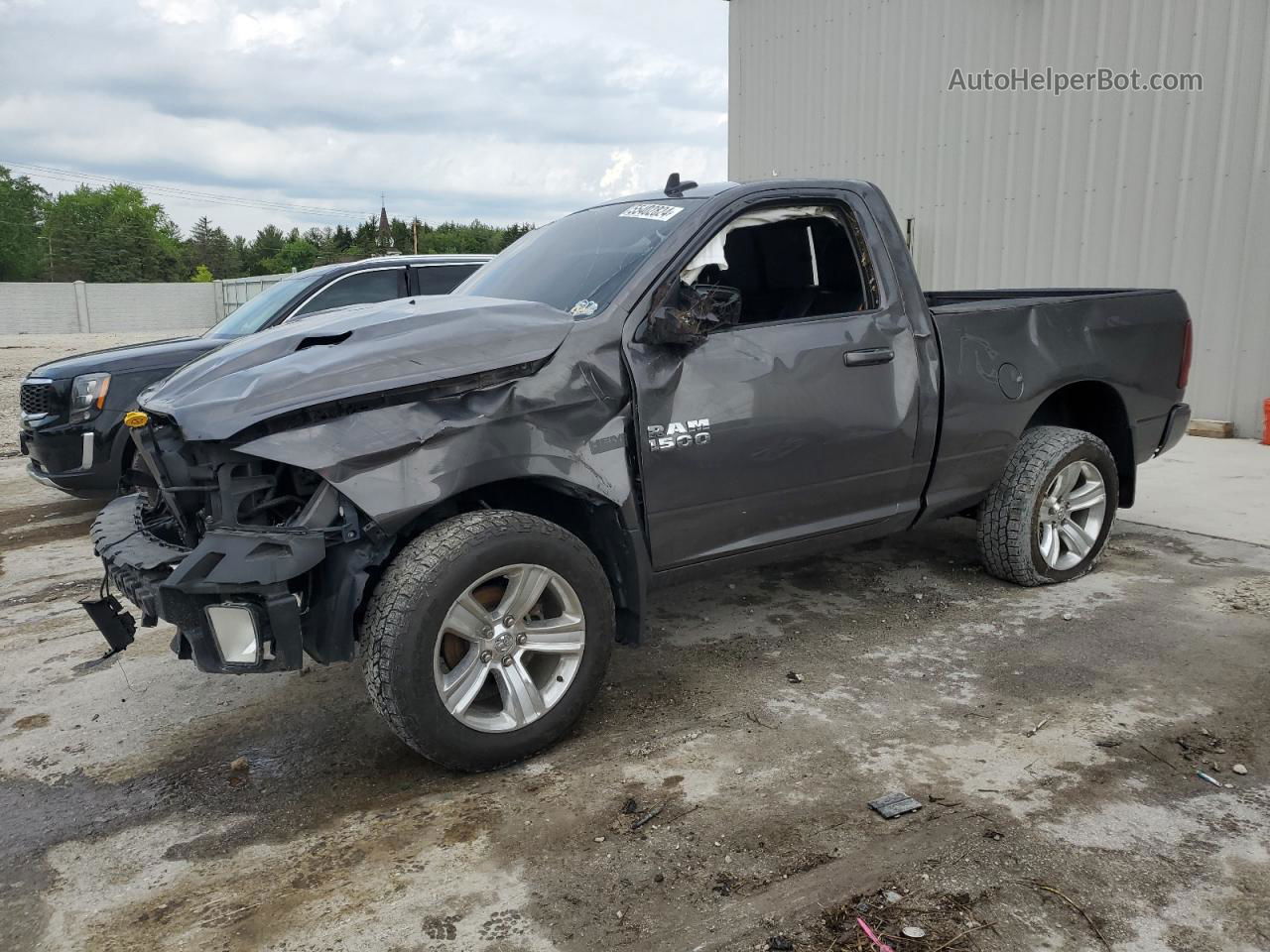 2015 Ram 1500 Sport Серый vin: 3C6JR7CT1FG612289