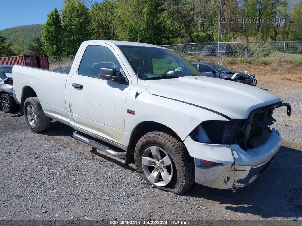 2020 Ram 1500 Classic Tradesman Regular Cab 4x4 8' Box White vin: 3C6JR7DT4LG246662