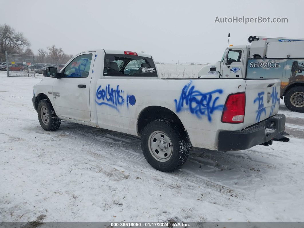 2015 Ram 1500 Tradesman White vin: 3C6JR7DT6FG647764