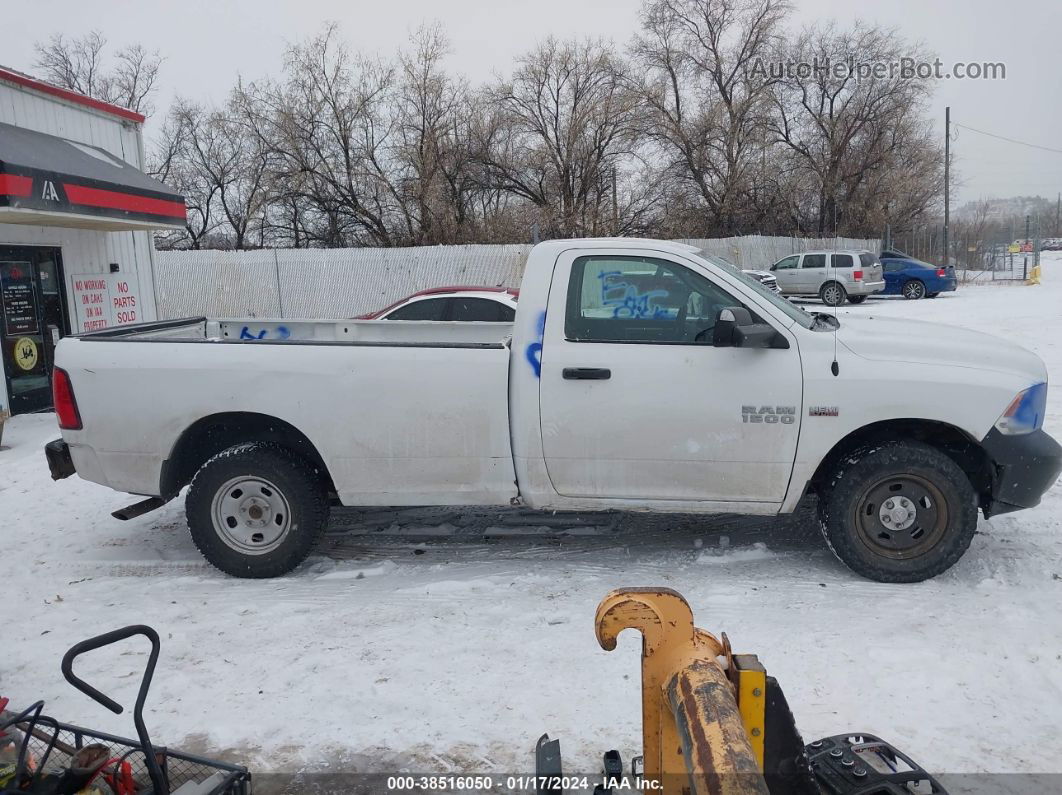 2015 Ram 1500 Tradesman White vin: 3C6JR7DT6FG647764