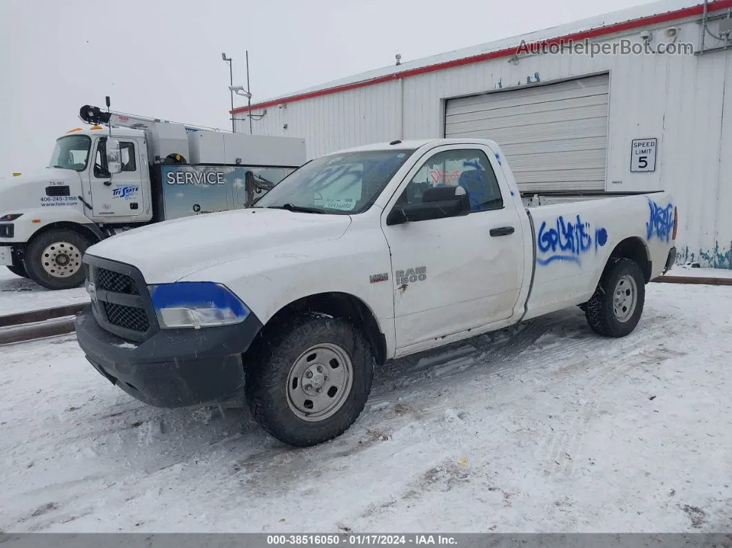 2015 Ram 1500 Tradesman White vin: 3C6JR7DT6FG647764