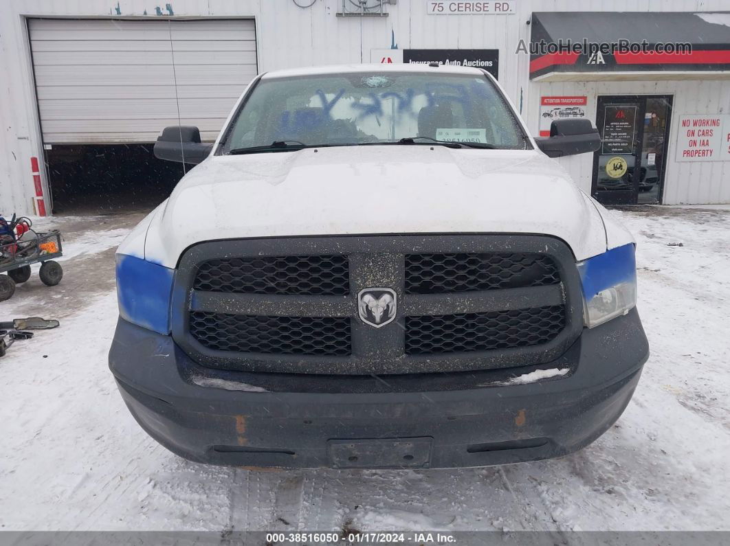 2015 Ram 1500 Tradesman White vin: 3C6JR7DT6FG647764