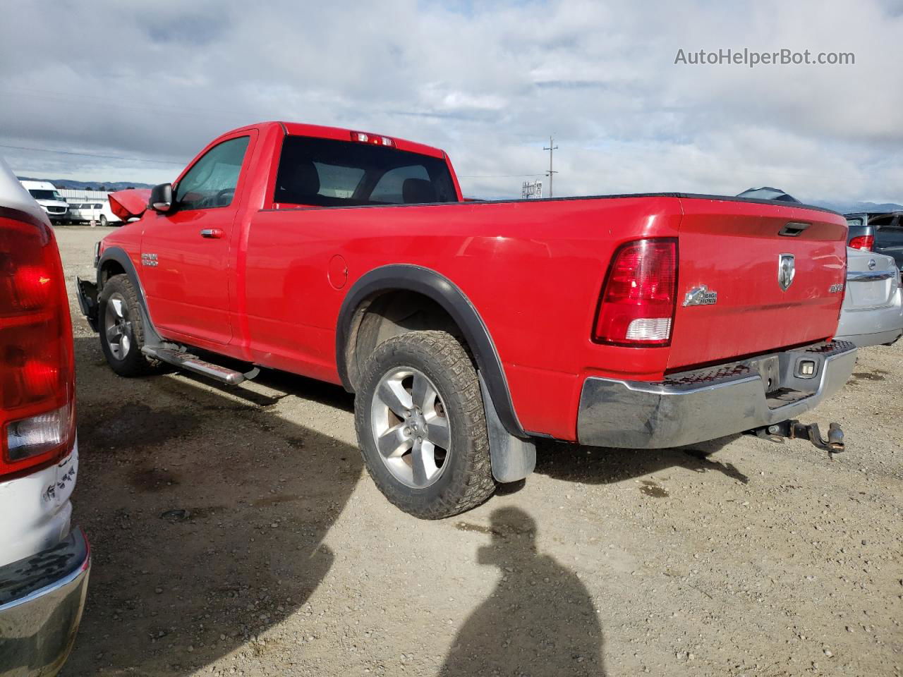 2014 Ram 1500 Slt Red vin: 3C6JR7EGXEG232530