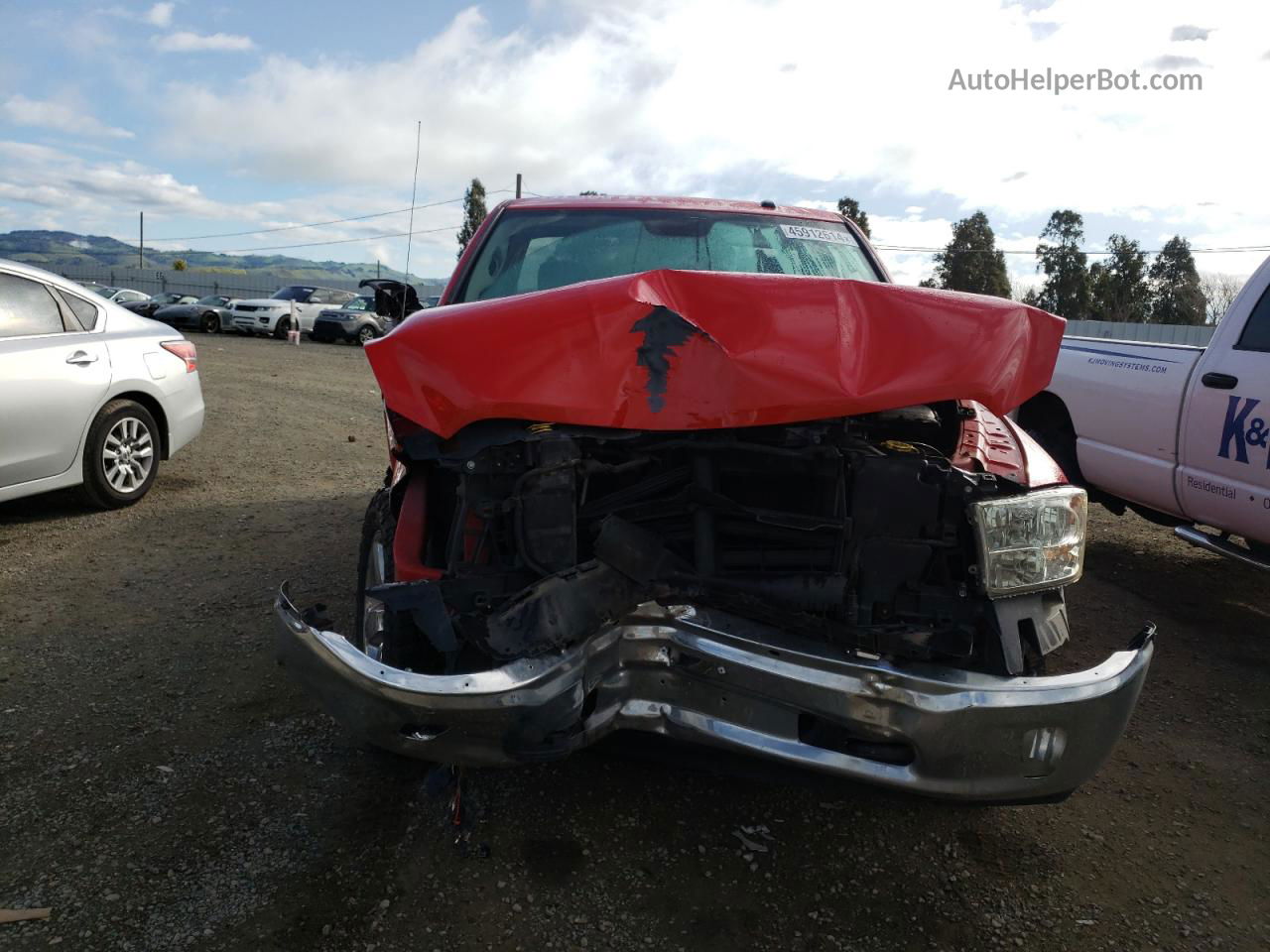 2014 Ram 1500 Slt Red vin: 3C6JR7EGXEG232530