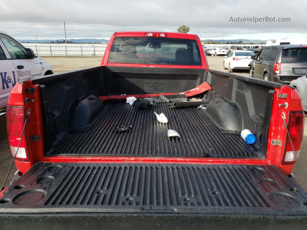 2014 Ram 1500 Slt Red vin: 3C6JR7EGXEG232530