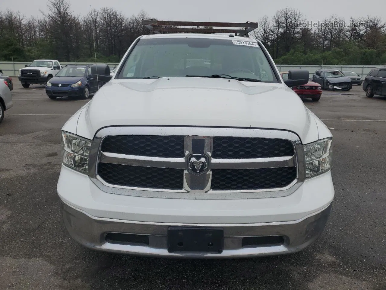 2014 Ram 1500 Slt White vin: 3C6JR7ET9EG132240