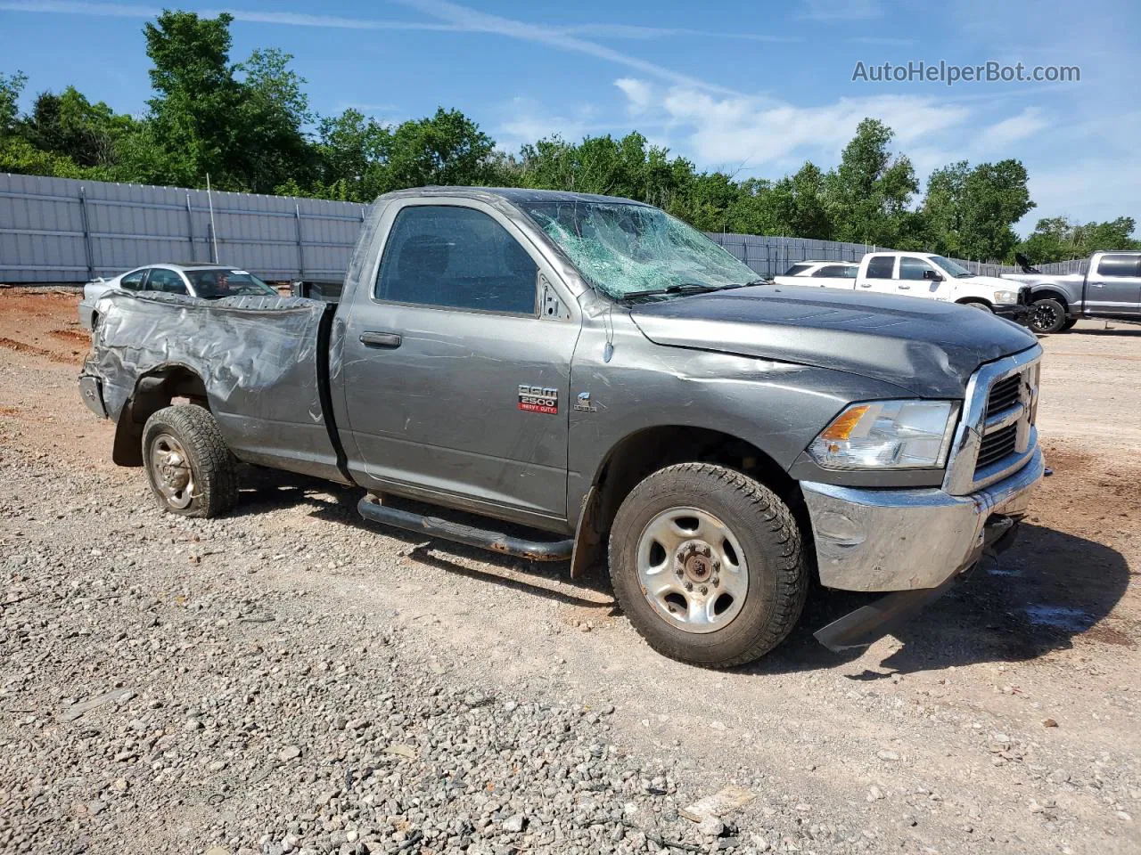 2012 Dodge Ram 2500 St Gray vin: 3C6LD5AL7CG337263