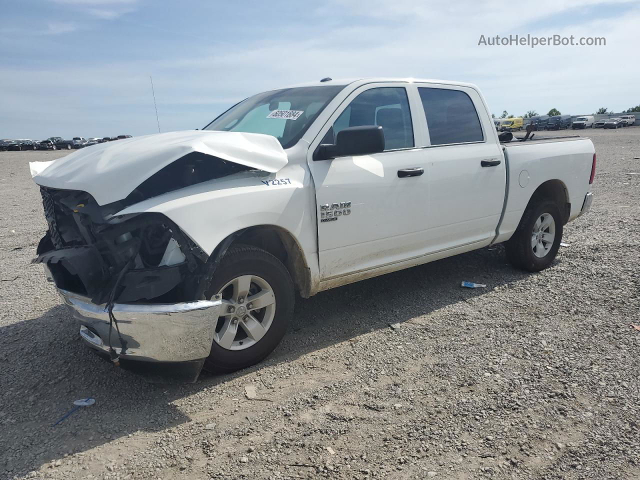 2022 Ram 1500 Classic Tradesman White vin: 3C6RR6KG6NG412895