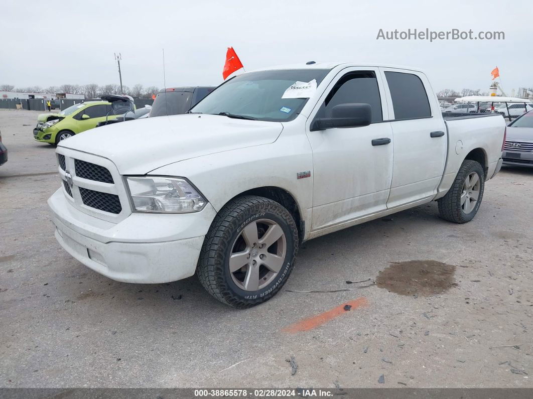 2015 Ram 1500 Tradesman White vin: 3C6RR6KT1FG675696