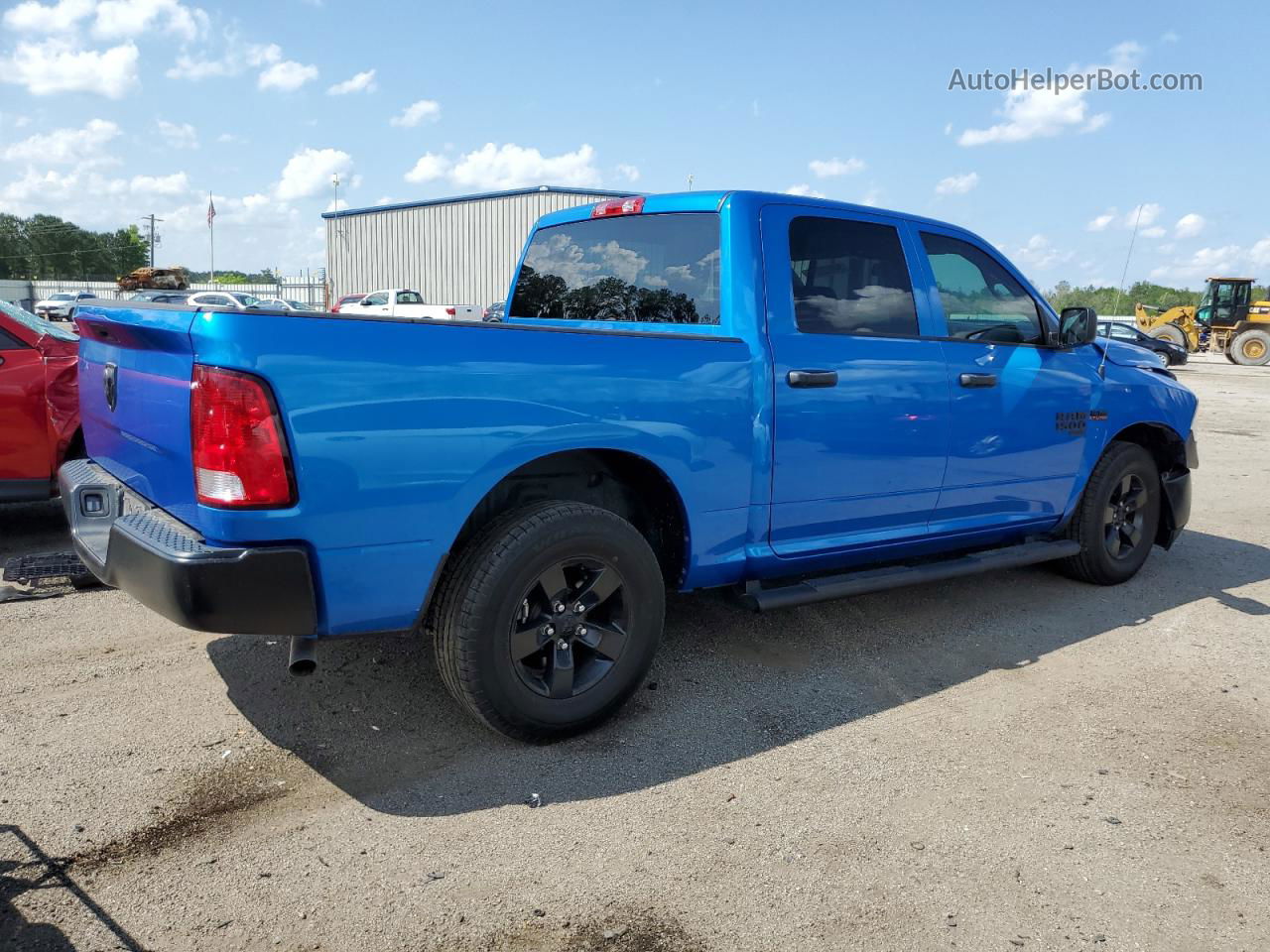 2022 Ram 1500 Classic Tradesman Синий vin: 3C6RR6KT1NG275443