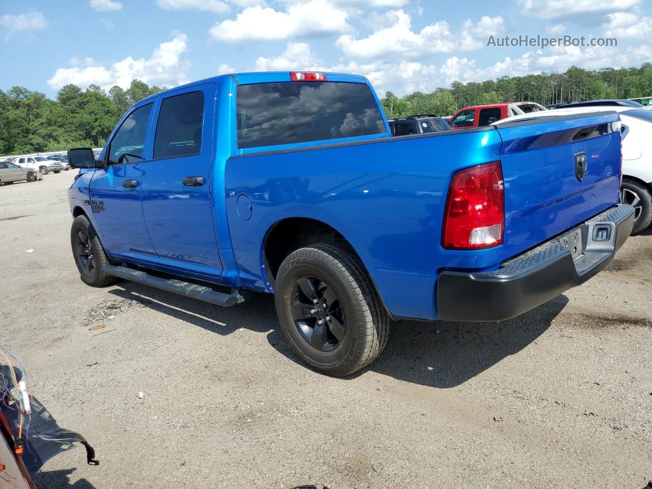 2022 Ram 1500 Classic Tradesman Синий vin: 3C6RR6KT1NG275443