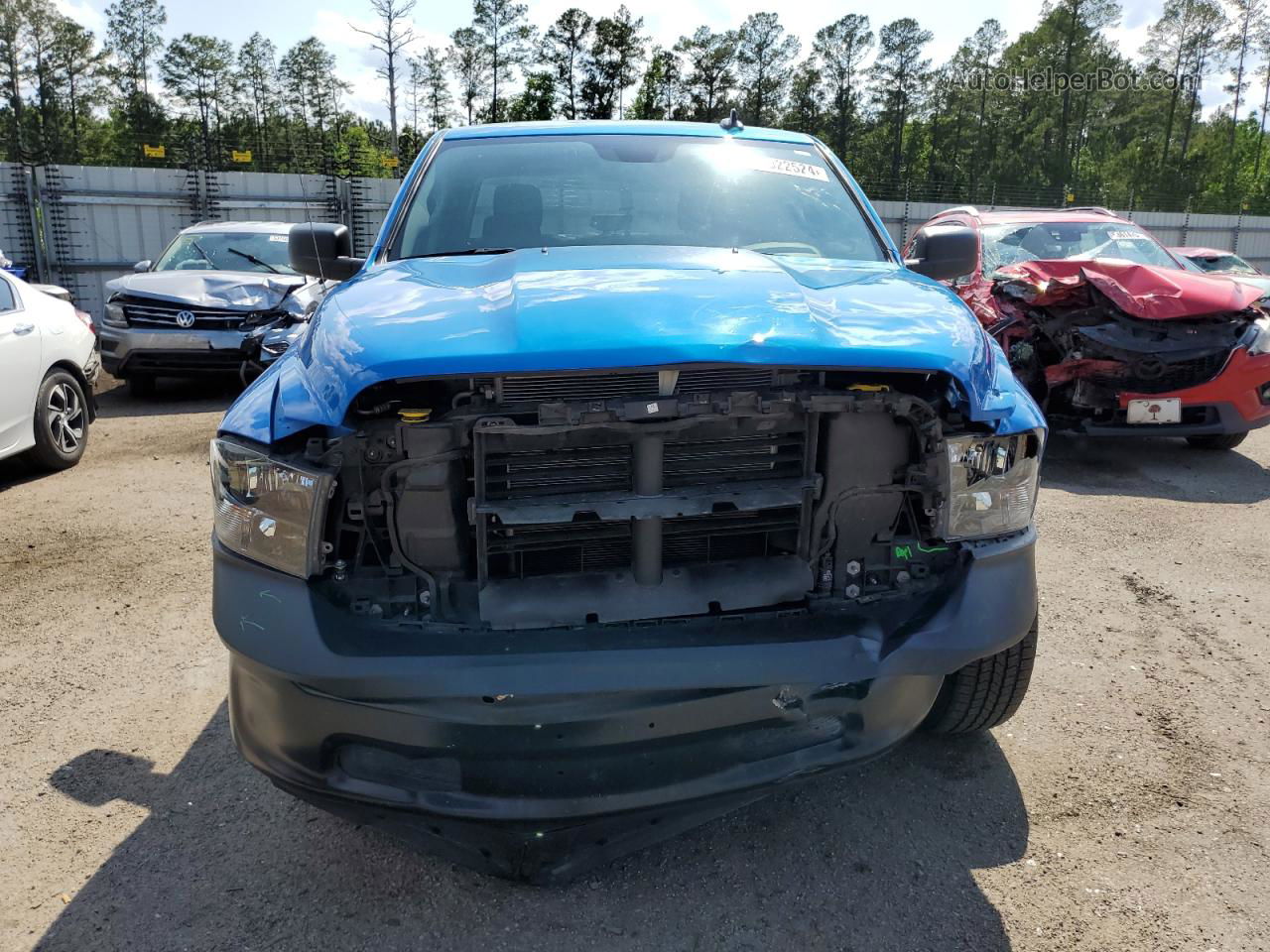 2022 Ram 1500 Classic Tradesman Blue vin: 3C6RR6KT1NG275443