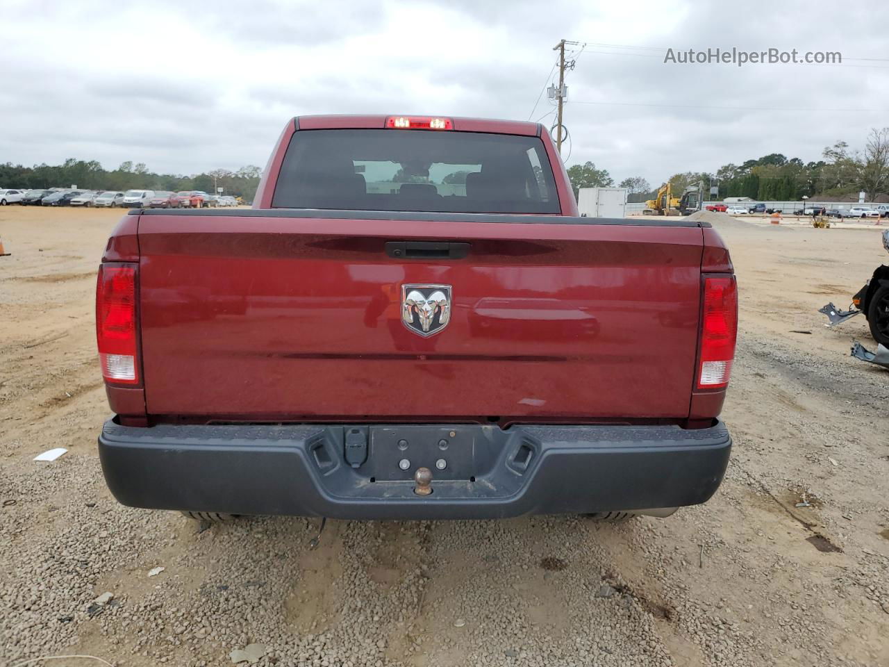 2022 Ram 1500 Classic Tradesman Бордовый vin: 3C6RR6KT3NG172119