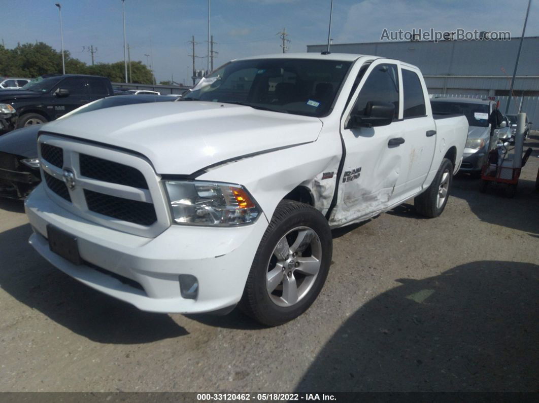 2014 Ram 1500 Express White vin: 3C6RR6KT4EG294861