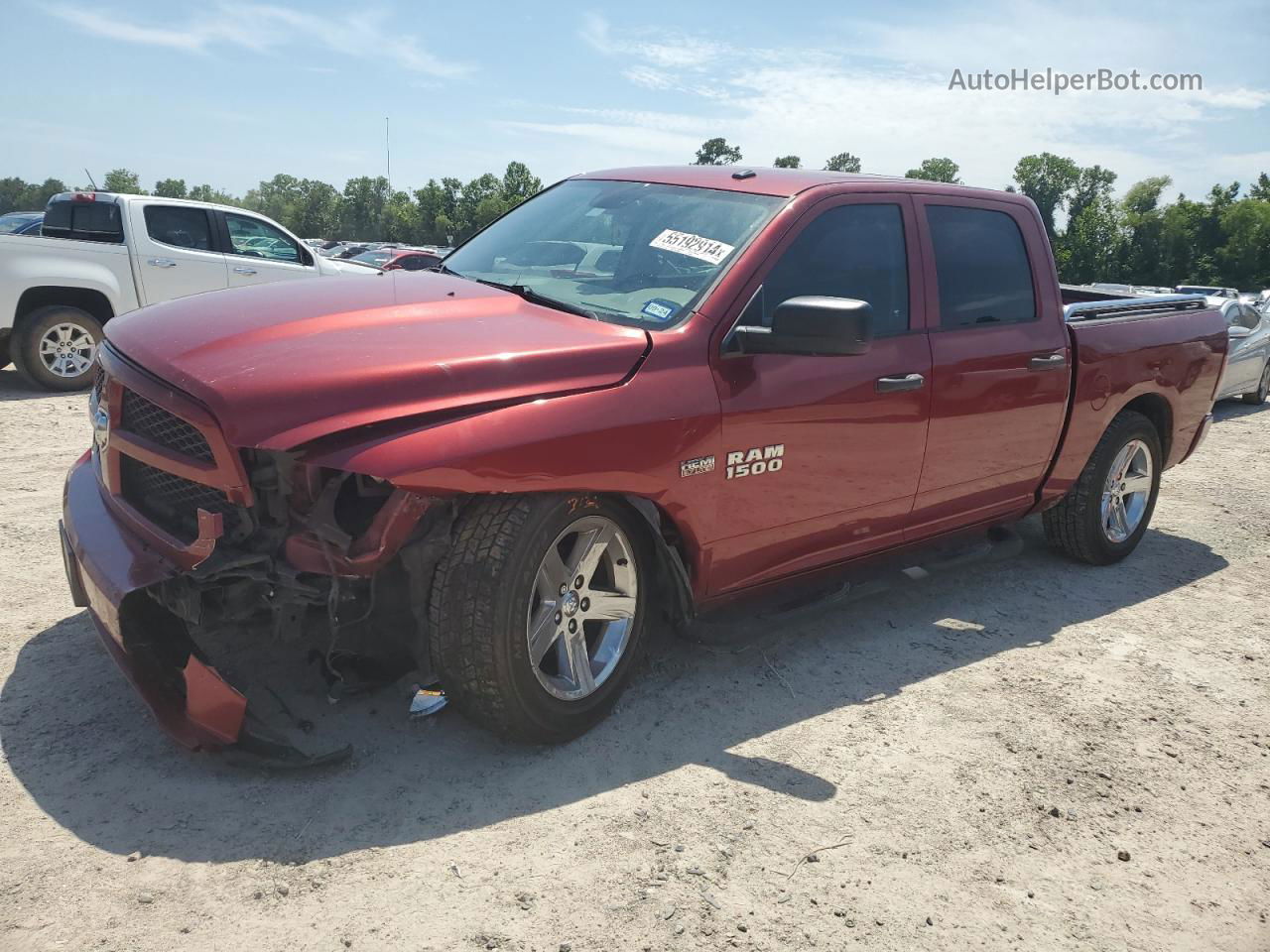 2014 Ram 1500 St Красный vin: 3C6RR6KT5EG234006