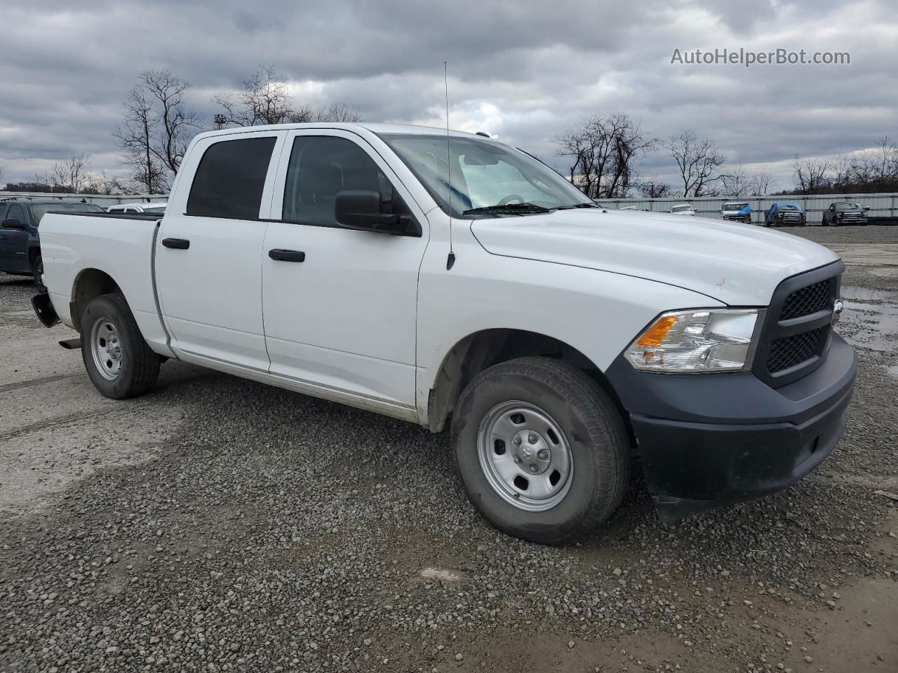 2022 Ram 1500 Classic Tradesman White vin: 3C6RR7KG1NG206342