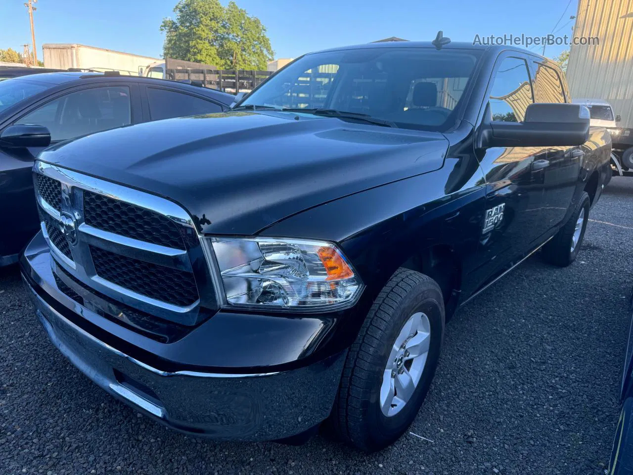 2022 Ram 1500 Classic Tradesman Black vin: 3C6RR7KG5NG307514