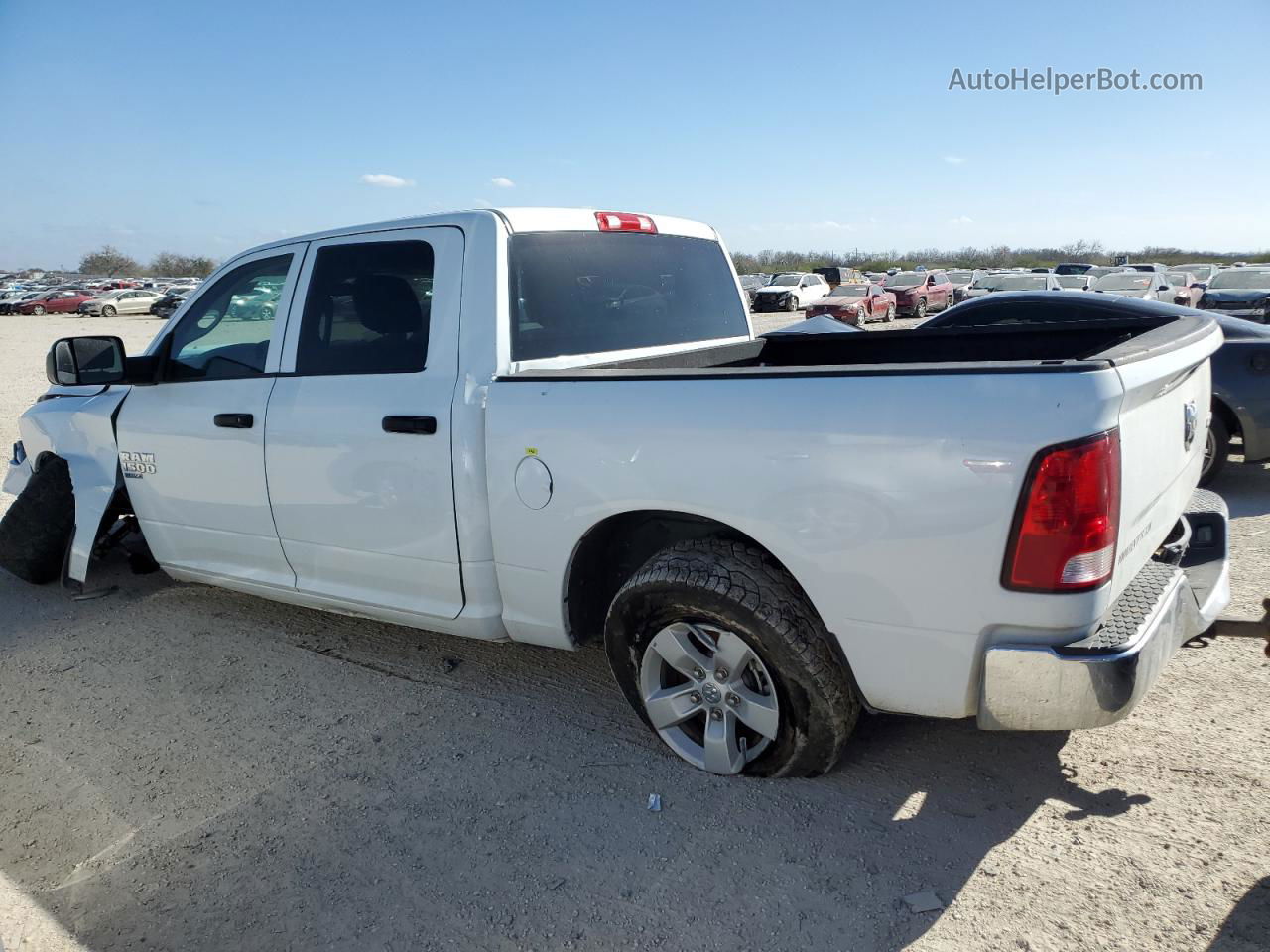 2022 Ram 1500 Classic Tradesman White vin: 3C6RR7KG8NG332245