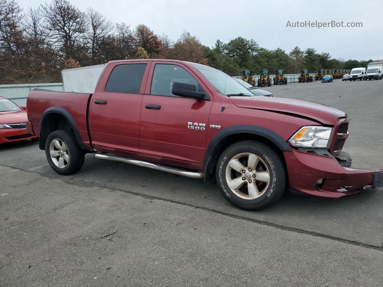 2014 Ram 1500 St Красный vin: 3C6RR7KT2EG264473