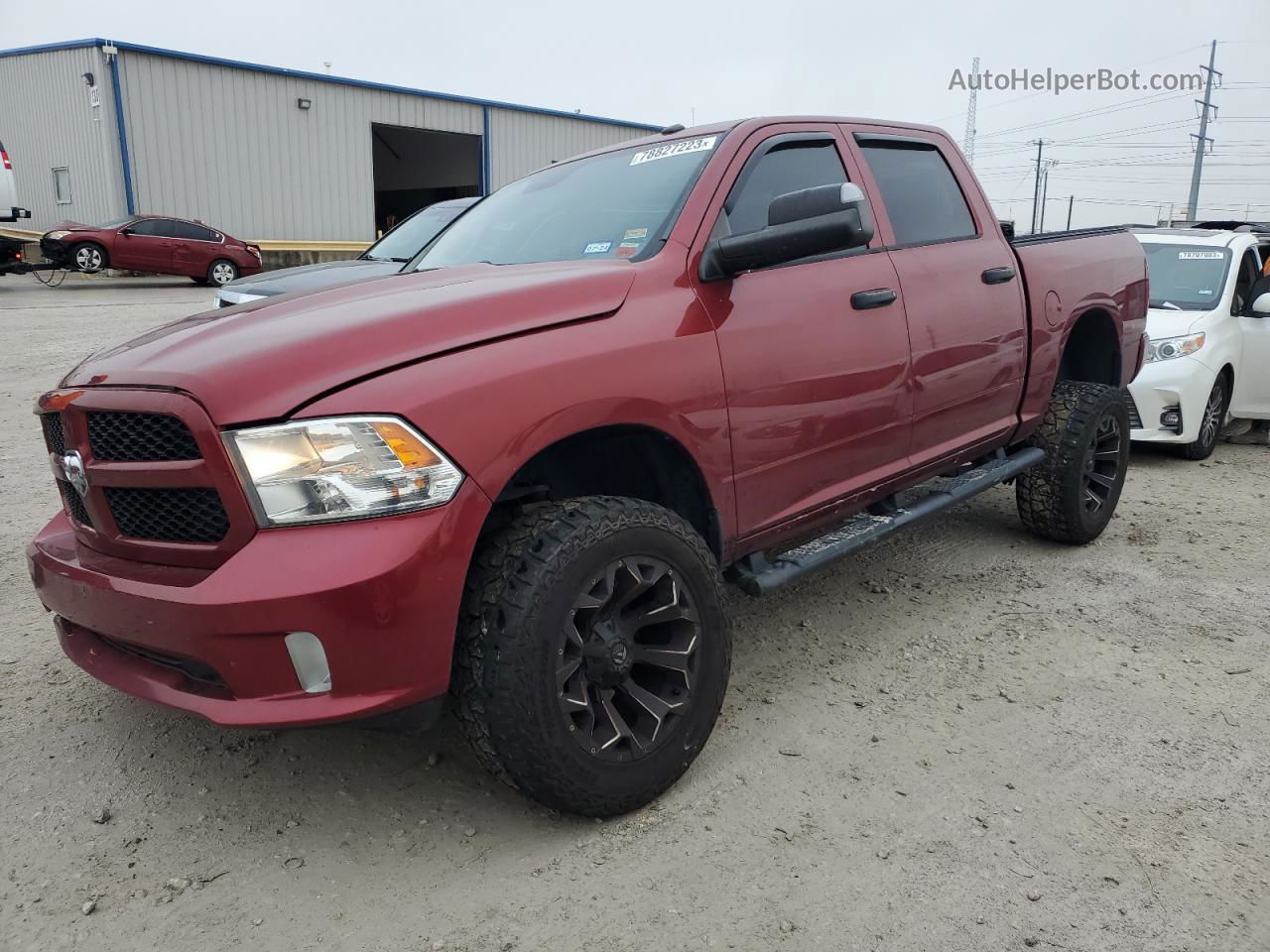 2014 Ram 1500 St Бордовый vin: 3C6RR7KT3EG248282