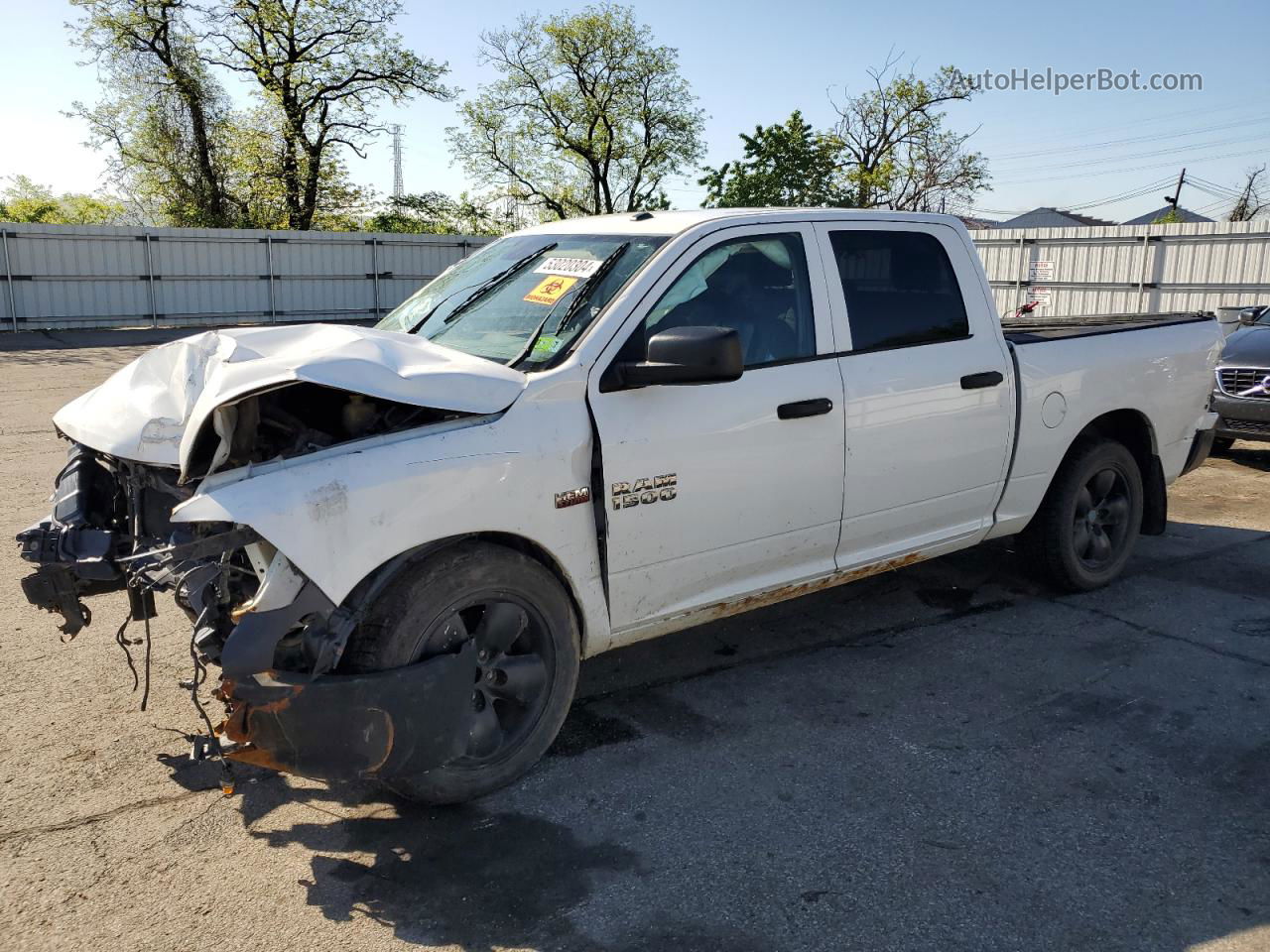 2015 Ram 1500 St White vin: 3C6RR7KT5FG676291