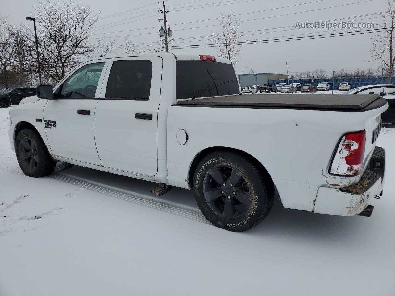 2022 Ram 1500 Classic Tradesman White vin: 3C6RR7KT5NG258456