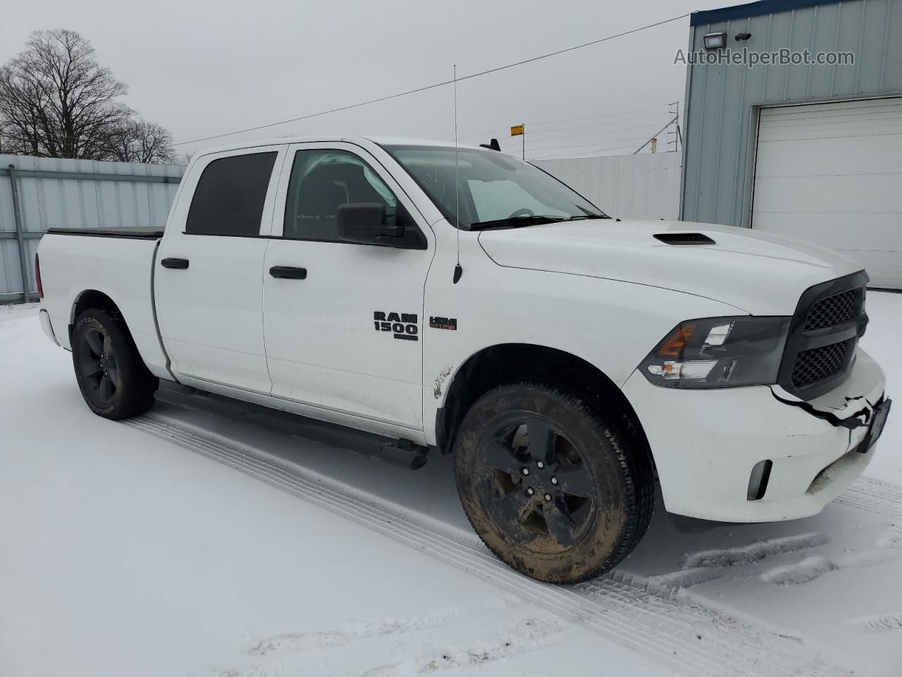 2022 Ram 1500 Classic Tradesman White vin: 3C6RR7KT5NG258456