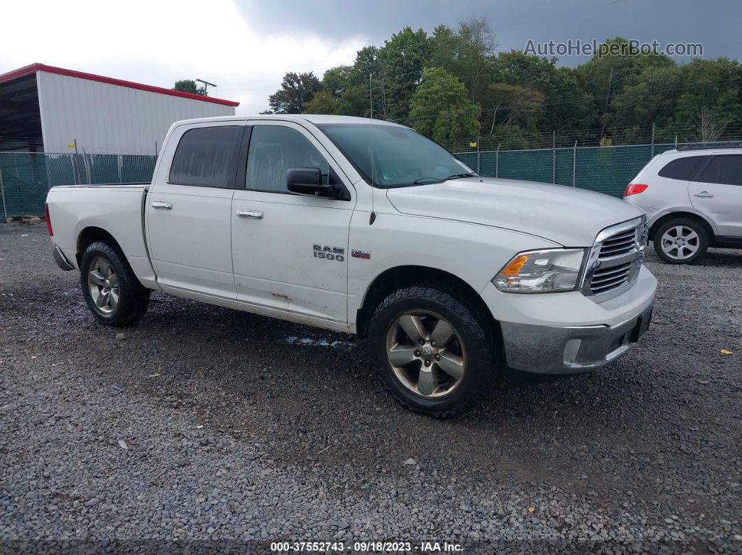 2015 Ram 1500 Big Horn White vin: 3C6RR7LT0FG596783