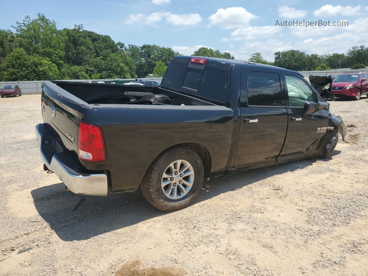 2015 Ram 1500 Slt Black vin: 3C6RR7LT3FG532642