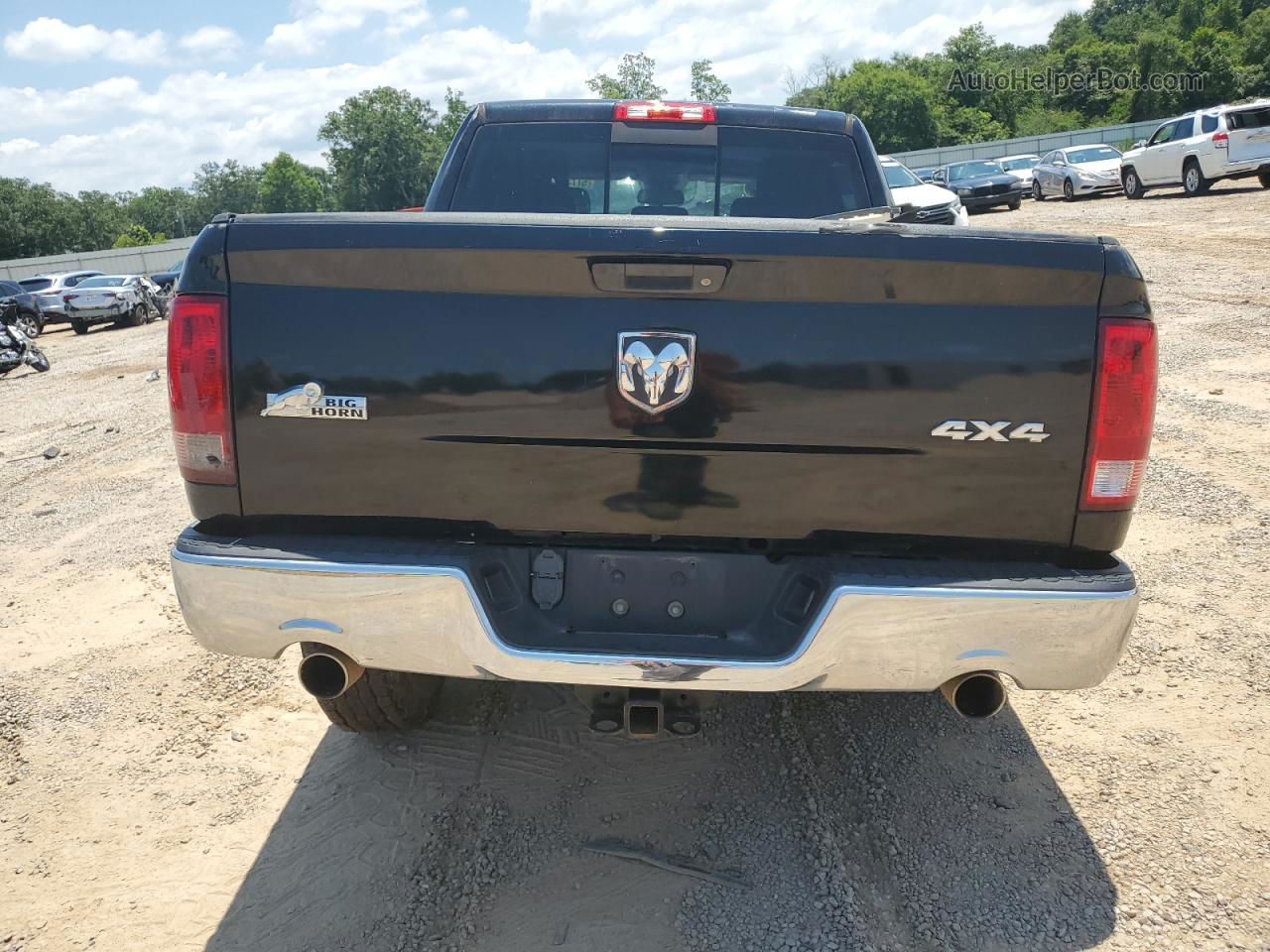 2015 Ram 1500 Slt Black vin: 3C6RR7LT3FG532642