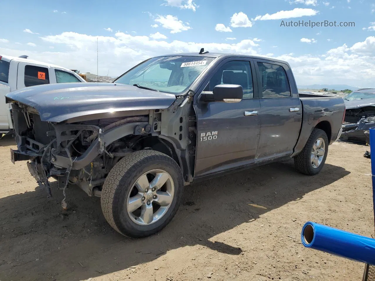 2015 Ram 1500 Slt Charcoal vin: 3C6RR7LT4FG599184